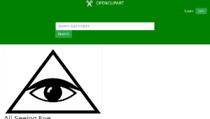 openclipart圖庫：All Seeing Eye縮圖