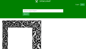 openclipart圖庫：ornate frame縮圖