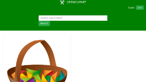 openclipart圖庫：Raffle basket-資源代表圖