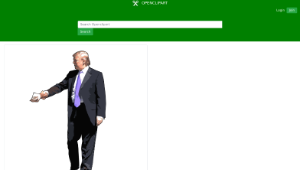 openclipart圖庫：Donald Trump Handshake-資源代表圖