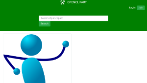 openclipart圖庫：Stickman縮圖