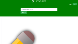 openclipart圖庫：Edit pencil icon-資源代表圖