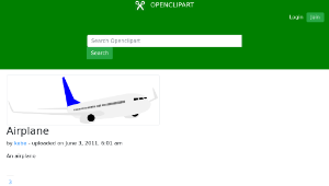 openclipart圖庫：Airplane-資源代表圖