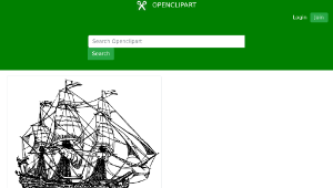 openclipart圖庫：ship of the line-資源代表圖