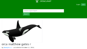 openclipart圖庫：orca matthew gates r-資源代表圖