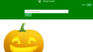 openclipart圖庫：Jack O’ Lantern: Shmalvin縮圖