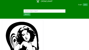 openclipart圖庫：Hedy Lamarr縮圖