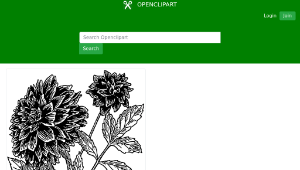 openclipart圖庫：Dahlia-資源代表圖