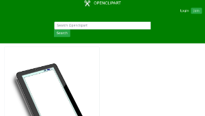 openclipart圖庫：OpenClipArt on Tablet PC-資源代表圖