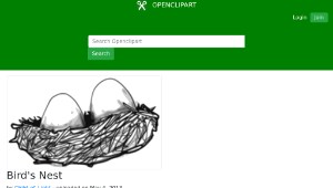 openclipart圖庫：Bird's Nest縮圖