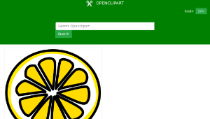 openclipart圖庫：Sliced lemon-資源代表圖