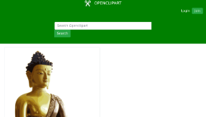 openclipart圖庫：Buddha Shakyamuni縮圖