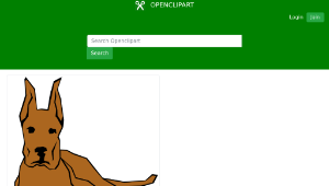 openclipart圖庫：Dog (Simple Drawing)縮圖