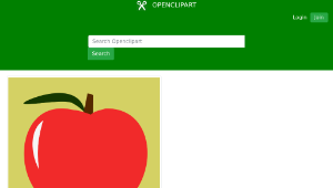 openclipart圖庫：apple 02縮圖