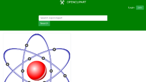 openclipart圖庫：Nucleo with eletrons縮圖