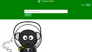 openclipart圖庫：Music sheep-資源代表圖