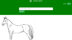 openclipart圖庫：Horse scheme-資源代表圖