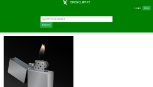 openclipart圖庫：zippo縮圖