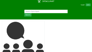 openclipart圖庫：Meeting縮圖