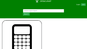 openclipart圖庫：Calculator Icon-資源代表圖