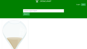 openclipart圖庫：Sand Clock-資源代表圖