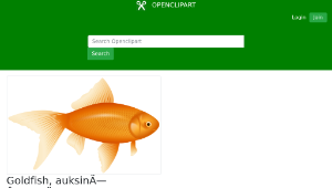 openclipart圖庫：Goldfish, auksinÄ— Å¾uvelÄ—縮圖