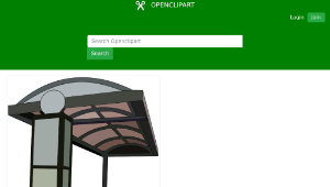 openclipart圖庫：bus stop trace-資源代表圖