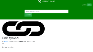 openclipart圖庫：Link symbol-資源代表圖