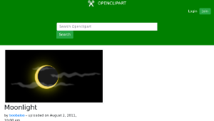 openclipart圖庫：Moonlight-資源代表圖
