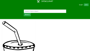 openclipart圖庫：Fast Food, Drinks, Soda, Fountain縮圖