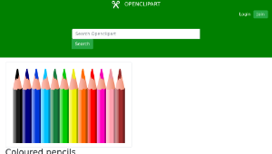 openclipart圖庫：Coloured pencils animation-資源代表圖