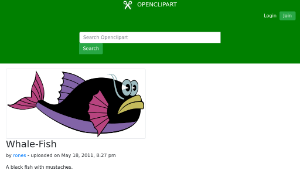 openclipart圖庫：Whale-Fish-資源代表圖