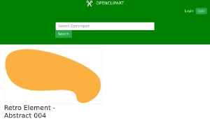 openclipart圖庫：Retro Element - Abstract 004縮圖