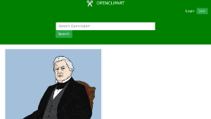 openclipart圖庫：Millard Fillmore