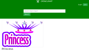 openclipart圖庫：Princess縮圖