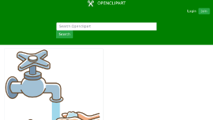 openclipart圖庫：Wash your hands (#2)-資源代表圖