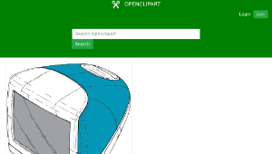 openclipart圖庫：original iMac-資源代表圖