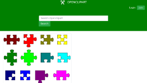 openclipart圖庫：Puzzle縮圖