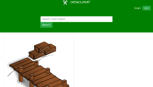 openclipart圖庫：RPG map symbols: Docks縮圖