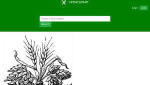openclipart圖庫：Beer ingredients : Hop and Barley縮圖