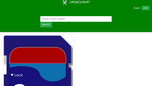 openclipart圖庫：SD card縮圖