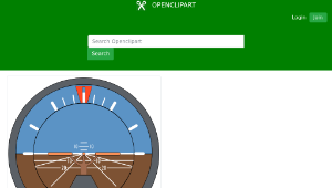 openclipart圖庫：Attitude Indicator-資源代表圖