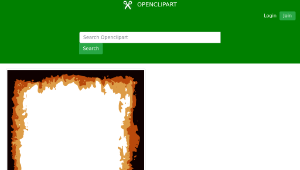 openclipart圖庫：Grunge frame縮圖