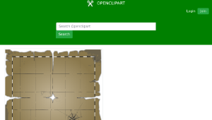 openclipart圖庫：Old map縮圖