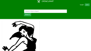 openclipart圖庫：Dancer縮圖