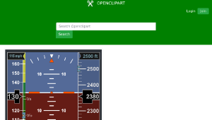 openclipart圖庫：EFIS Panel