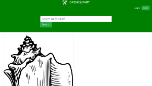 openclipart圖庫：conch縮圖