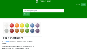 openclipart圖庫：LED assortment-資源代表圖