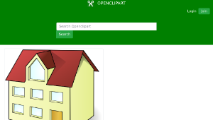 openclipart圖庫：house christoph brill 01縮圖