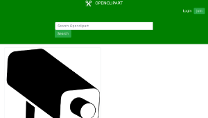 openclipart圖庫：Camera Warning Symbol (Remastered)-資源代表圖